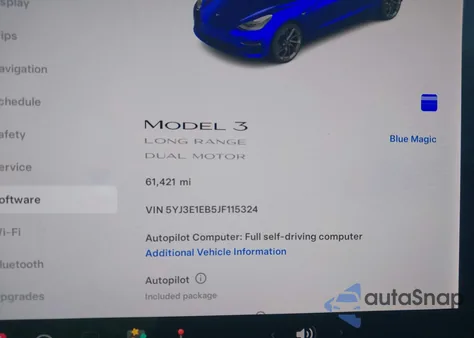 2018 Tesla Model 3 Long Range/Performance from USA, damaged, VIN 5YJ3E1EB5JF115324